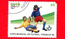 CUBA - 1997 - Coppa Del Mondo Di Calcio - Francia 98 - 65 - Usados