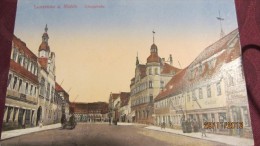 AK Lunzenau An Der Mulde Mit Königstraße Vom 6.9.1920 - Lunzenau