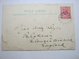 1905, HARRYSMITH ARMY PO, Postcard - Stato Libero Dell'Orange (1868-1909)