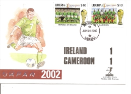 Coupe Du Monde En Corée Du Sud Et Japon ( FDC Du Libéria à Voir) - 2002 – Zuid-Korea / Japan