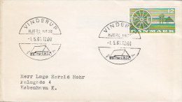 Denmark Sonderstempel VINDERUP - Hjerl Hede 1961 Cover Brief To KØBENHAVN Agriculture Stamp - Cartas & Documentos