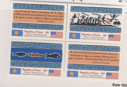 PALAU 1983 INDEPENDANCE  YVERT  N°1/4  NEUF MNH** - Palau