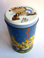 RARE BOITE  EN METAL Fer Blanc DE COOCKIES  ASTERIX - LE BANQUET - El Arte De La Mesa