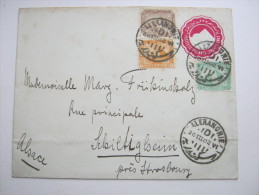 1902, Postal Stationary  To Germany - 1866-1914 Khedivaat Egypte