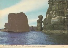 BT18258 John O Groats The Towering Cliffs And Stacks Below Duncansby Head   2 Scans - Caithness