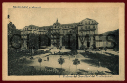 MONDARIZ - FACHADA DEL GRAN HOTEL DEL ESTABLECIMIENTO - 1920 PC - Pontevedra