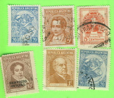 LOT DE TIMBRES, REPUBLICA ARGENTINA - OBLITÉRÉS - - Oblitérés