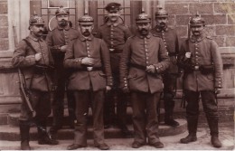 Carte Postale Photo Militaire Allemand BREITENBACH Bei KASSEL-Uniforme-Casque à Pointe-Fusil-VOIR 2 SCANS- - Autres & Non Classés