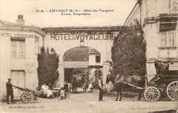 Airvault Hotel Des Voyageurs Belle Animation Attelages TB - Airvault