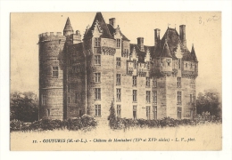 Cp, 49, Coutures, Château De Montsabert - Other & Unclassified