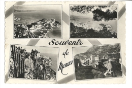 Cp, Monaco, Multi-Vues, Voyagée 1951 - Panoramic Views