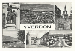 Cp, Suisse, Yverdon, MUlti-Vues - Yverdon-les-Bains 