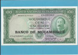 MOZAMBIQUE - 100 ESCUDOS - ND (1976) - UNC - P 117 - AIRES DE ORNELAS - Mozambique