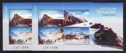 Australian Antarctic 2013 Mountains MS Overprint Centenary Of Kangaroo Stamps Consecutive Numbers 137, 138 MS MNH - Neufs