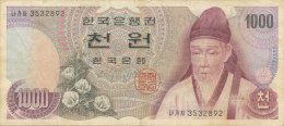 KOREA / COREE -  1000 WON / USED / - Korea (Nord-)