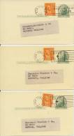 3 Cards USA - 1951 - Covers & Documents