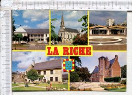 LA RICHE  -  5 Vues : L Hôtel De Ville, Eglise Ste Anne, Centre Commercial, Prieuré St Cosme, Château Plessis Les Tours - La Riche