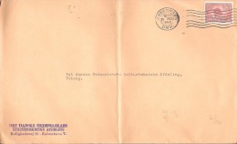 DENMARK #  LETTER  FROM YEAR 1942 - Postwaardestukken