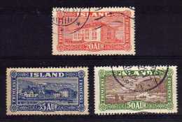 Iceland - 1925 - Views (Part Set) - Used - Used Stamps