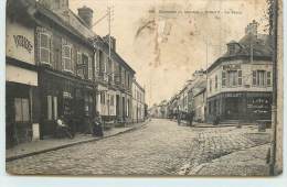 ROSNY SUR SEINE  - La Place, L'épicerie.(carte Vendue Ne L'état) - Rosny Sur Seine