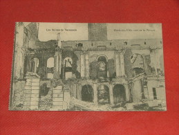 DENDERMONDE  -  Militaria  -  Puinen , Stadhuis    - Ruines  Hôtel De Ville , Côté De La Minque    -  1919 - Dendermonde