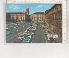 PO2529C# TORINO - PIAZZA SAN CARLO - AUTO OLD CARS FIAT 600 - ALFA ROMEO - AUTOCARRO APE PIAGGIO  - BENZINA ENI   No VG - Piazze