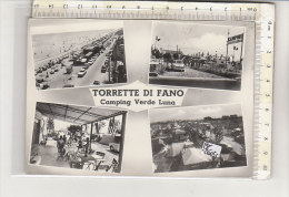 PO2605C# PESARO - TORRETTE DI FANO - CAMPING VERDE LUNA - AUTO OLD CAR  VG 1970 - Fano