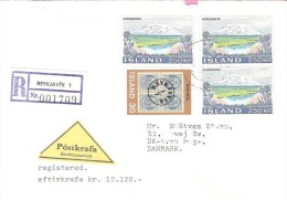 ICELAND #   LETTER  FROM YEAR 1976 - Postal Stationery