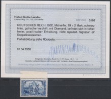 D.R.Nr.79,xx Mit Oberrand,Befund Jäschke-L. - Ongebruikt