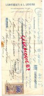 16 - LA COURONNE - TRAITE LABOUREAUX & L. LESCURE -1875  M. DEGRASSAT PAPETERIE DE CHATEAUNEUF LA FORET -COSTE & MIGNOT - Imprimerie & Papeterie