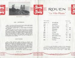 Dépliant Touritique/ ROUEN/ La Ville Musée/ Seine Inférieure/ Vers 1930    PGC44 - Non Classés