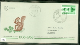 BUSSUM * BRIEFOMSLAG UIT 1968 NVPH 901 * 30 JARIG JUBILEUM * GELOPEN NAAR BLARICUM (8154) - Lettres & Documents