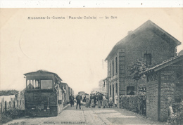 AVESNES LE COMTE - La Gare - Beau Plan De Train - Avesnes Le Comte