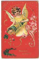 1910s EMBOSSED  POSTCARD -ANGEL WITH LUCKY HORN - N. 3404 - ...-1850 Vorphilatelie