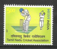 INDIA, 2007, Tamil Cricket Association,  MNH, (**) - Ungebraucht