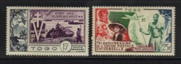 TOGO N° PA 21 & 22 * - Unused Stamps