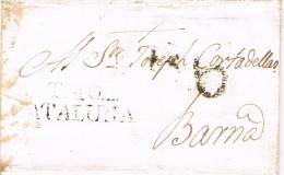 6094. Carta Entera Pre Filatelica BRAFIM (Tarragona) 1807 - ...-1850 Prefilatelia