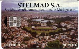 @+ TC De Madagascar : 1ere Série à Puce - STELMAD 50U - N° Série C4A147199 -Ref : MDG02 - Madagaskar