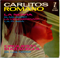 " Carlitos Romano. Orquesta Maravella " Disque Vinyle 45 Tours - Autres - Musique Espagnole