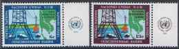 1970 NATIONS UNIES 199-200* Electrification, Mékong, Charnières - Unused Stamps