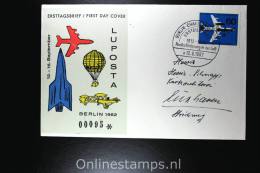 Germany Luftpost Brief 1962 Numbered Airmail Cover - Briefe U. Dokumente