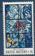 1967 NATIONS UNIES 174** Vitrail Marc Chagall - Unused Stamps