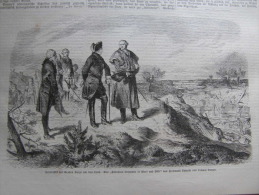 Friedrich Der Grossen  Sorge Um Sein Land - 1863 Gravure -engraving  ILZ1863.58 - Prints & Engravings