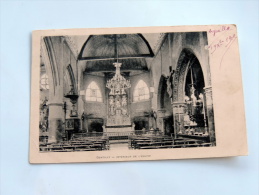 Carte Postale Ancienne : GENTILLY : Interieur De L´Eglise - Gentilly