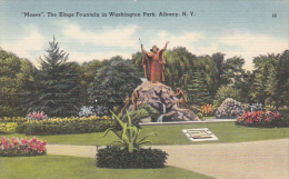 Moses The Kings Fountain In Washington Park Albany New York - Albany