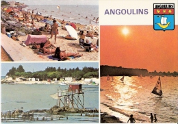ANGOULINS 17 - La Plage - Le Port - La Plage Au Soleil Couchant - OC136 - E-3 - Angoulins
