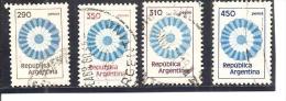 Argentina. Nº Yvert  1191-94 (usado) (o) - Usati