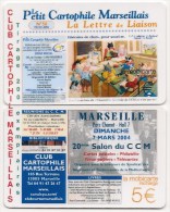 Mobicartes Privées PR22 Et PR23 -  Puzzle Club Cartophilie Marseillais - Tirage 200ex - Collector - TRES TRES RARE - Per Cellulari (telefonini/schede SIM)