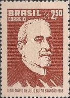 BRAZIL - BIRTH CENTENARY OF JÚLIO B. BRANDÃO (1858-1931), GOVERNOR OF MINAS GERAIS 1958 - MNH - Ungebraucht