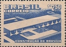 BRAZIL - CONSTRUCTION OF BRASÍLIA, FUTURE BRAZILIAN CAPITAL 1958 - MNH - Ongebruikt